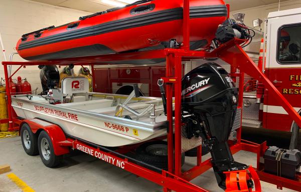 USDA provided a grant 0f $31,500 to assist in purchasing and outfit of a new rescue boat for Scuffleton. The town will use the boat to assist in water rescue in its home county and the surrounding areas.